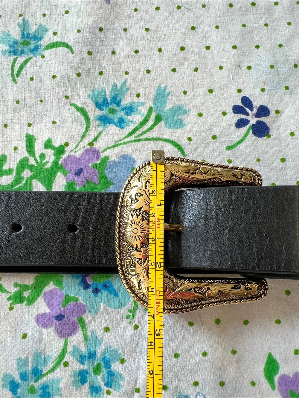 B-Low The Belt: Black/Gold Bri Bri Belt - Large - Picture 6 of 10